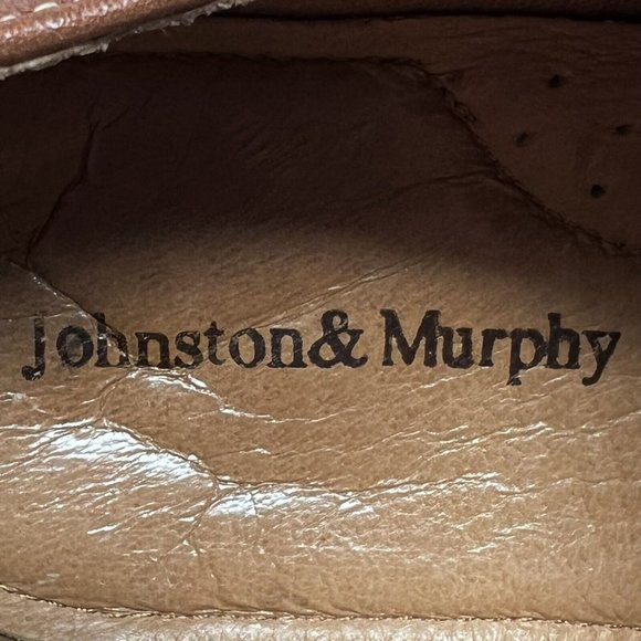 Johnston & Murphy Moc Toe Brown Textured Leather Lace‎ Up Casual Shoe Size 9.5 main image 8